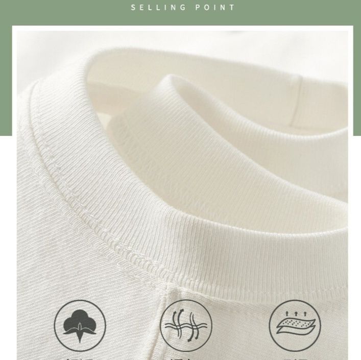 白Tシャツ 上質素材の定番シンプル丸首