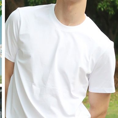 白Tシャツ 氷肌の夏向け快適シンプル上着