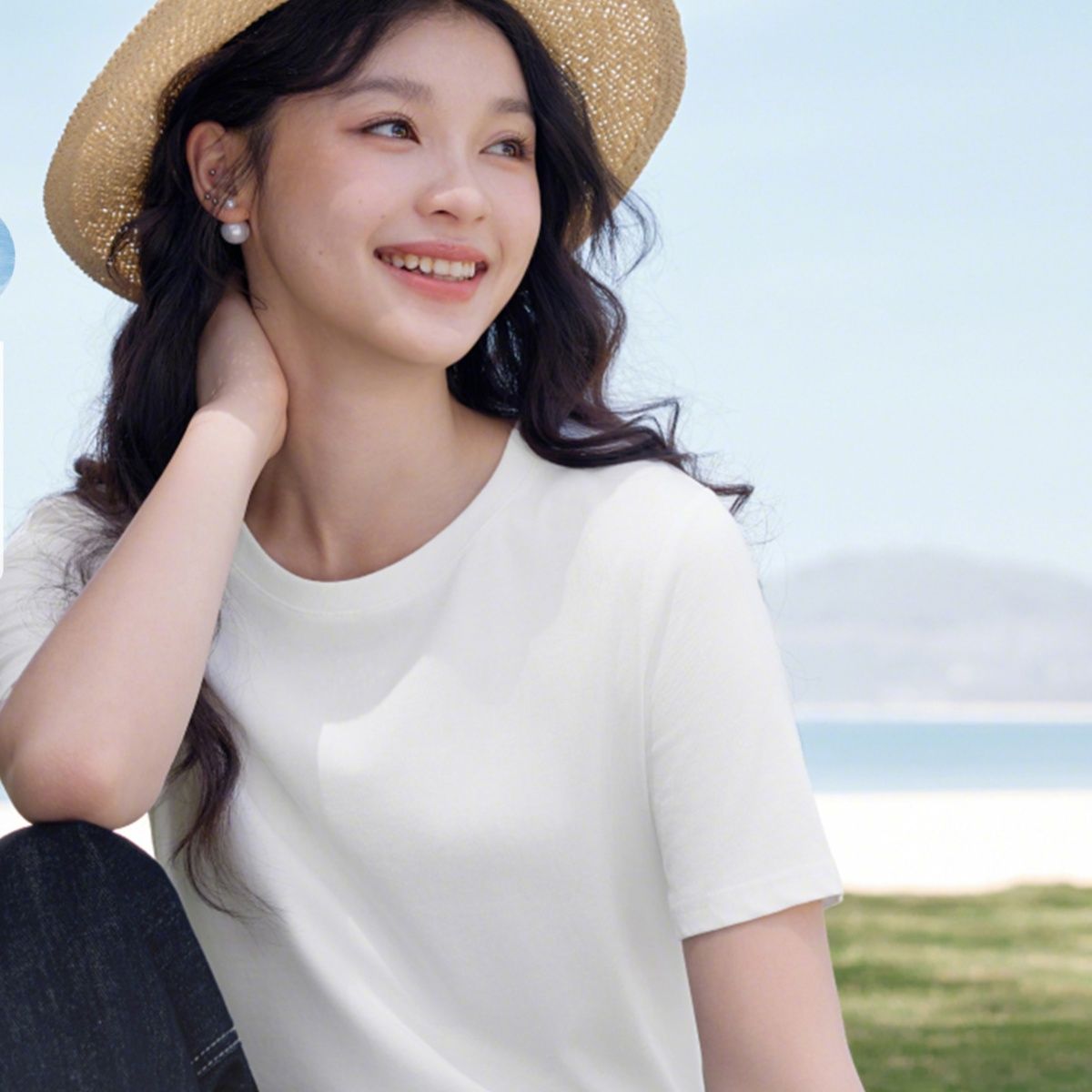 白Tシャツ ひんやり冷感 サマーコットン