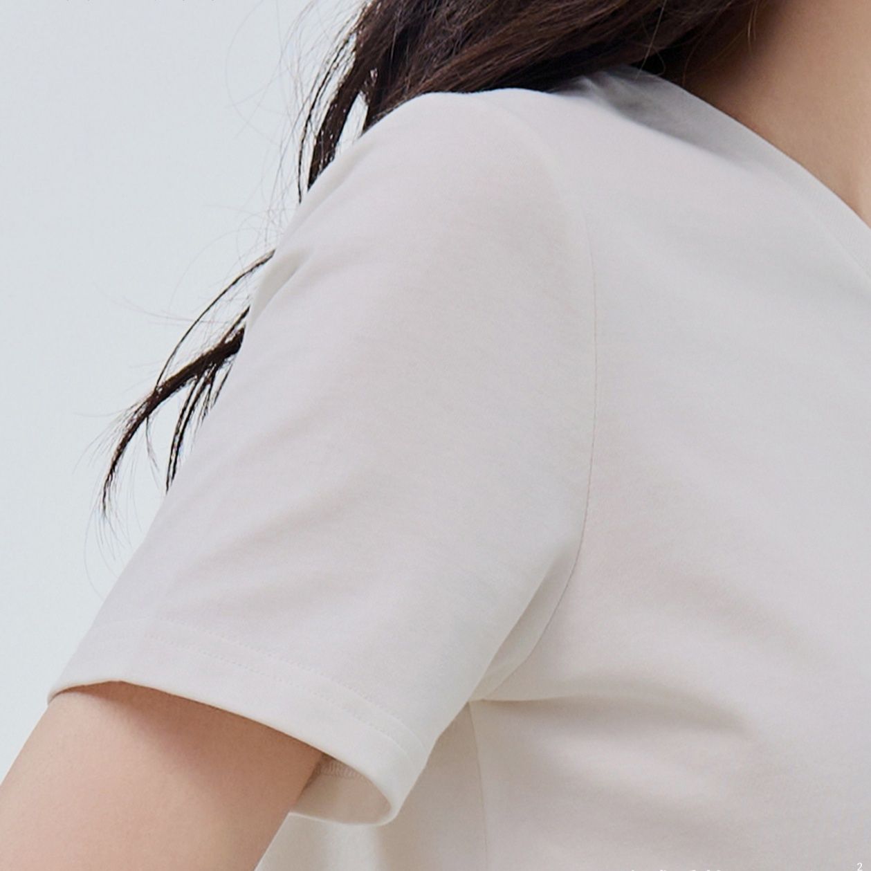 白Tシャツ ひんやり冷感 サマーコットン