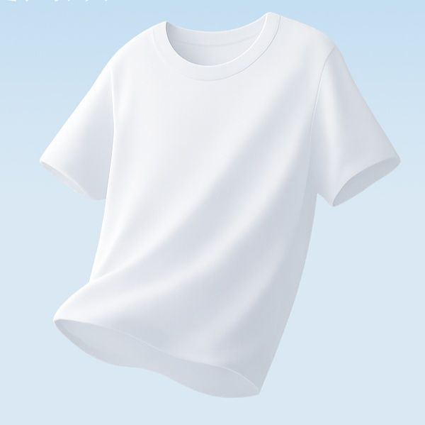 白Tシャツ ひんやり冷感 サマーコットン