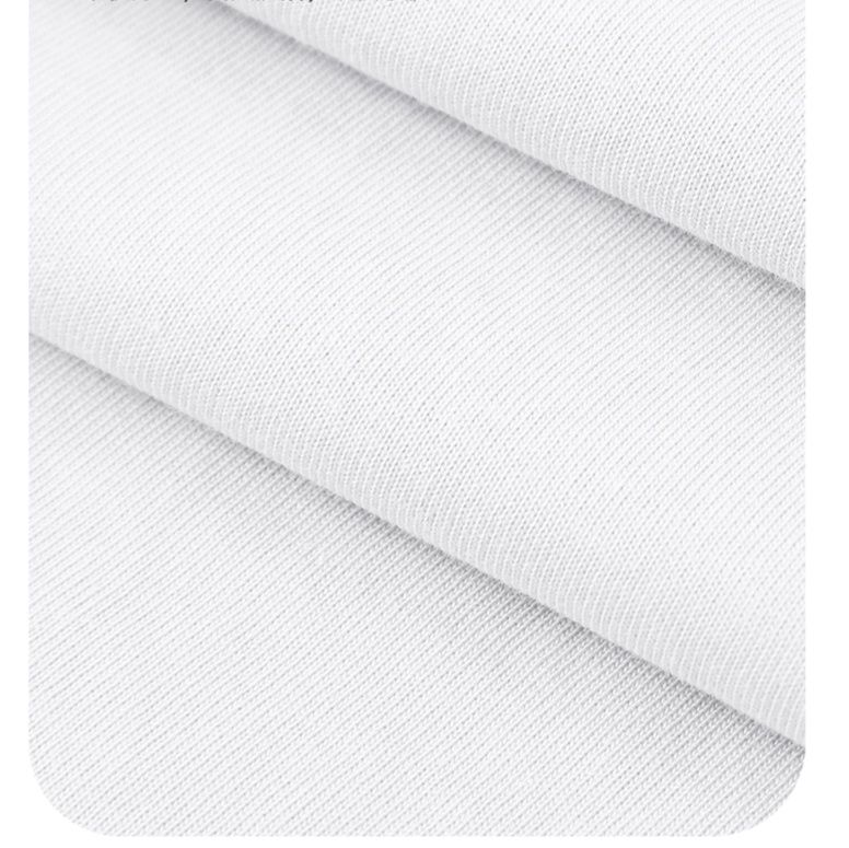 白Tシャツ サイドリボン 非対称裾デザイン Tシャツ
