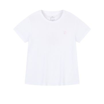 白Tシャツ 速乾機能付きシンプル半袖カットソー