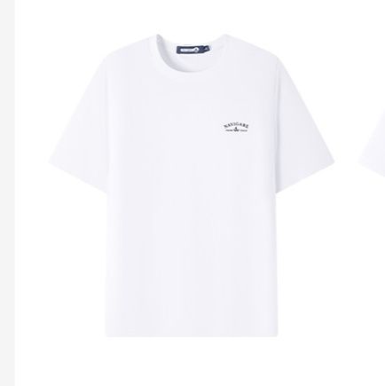 白Tシャツ 涼感抗菌クルーネック半袖