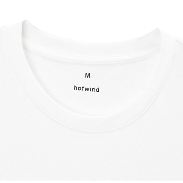 白Tシャツ すっきり丸首ベーシックカットソー
