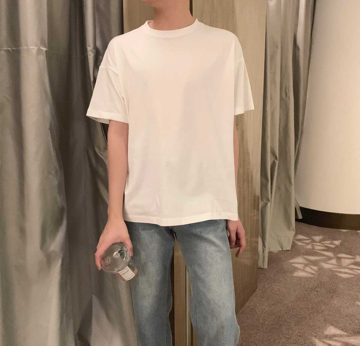 白Tシャツ メンズ 究極の快適さ 上質シンプル半袖