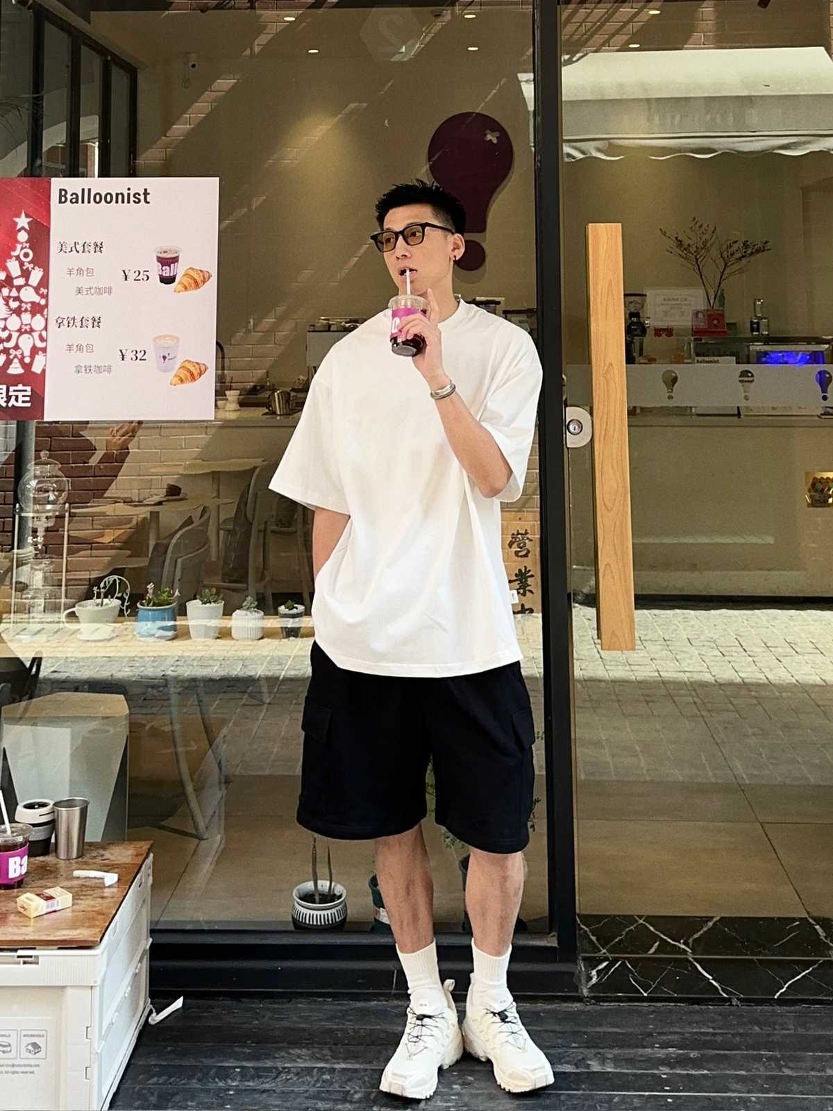 白Tシャツ メンズ リラックスシルエット ゆったりティー