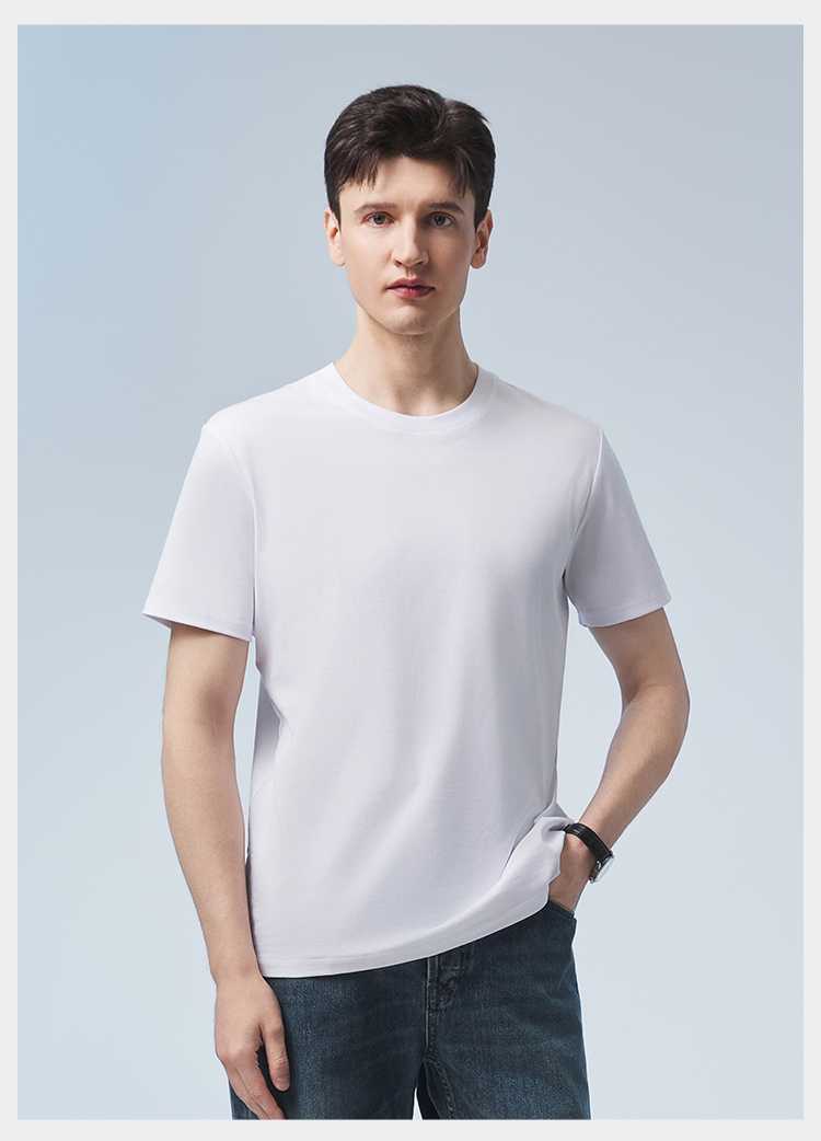 白Tシャツ 三防機能付き上質半袖カットソー