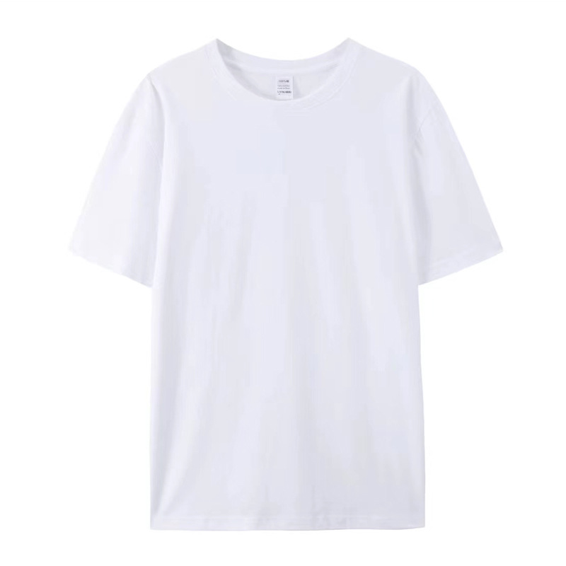 白Tシャツ 二本針縫製 上質綿素材クルーネック