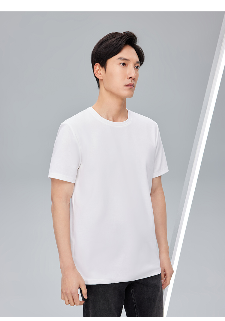 白Tシャツ 極上コットン 丸首半袖
