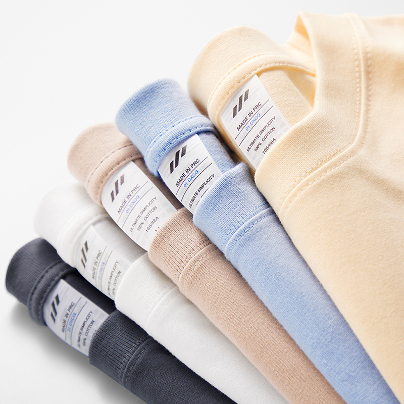 白Tシャツ 上質素材の定番クルーネックシャツ
