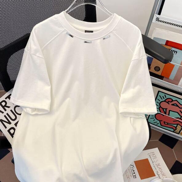 白Tシャツ メンズ半袖白無地基本シャツ