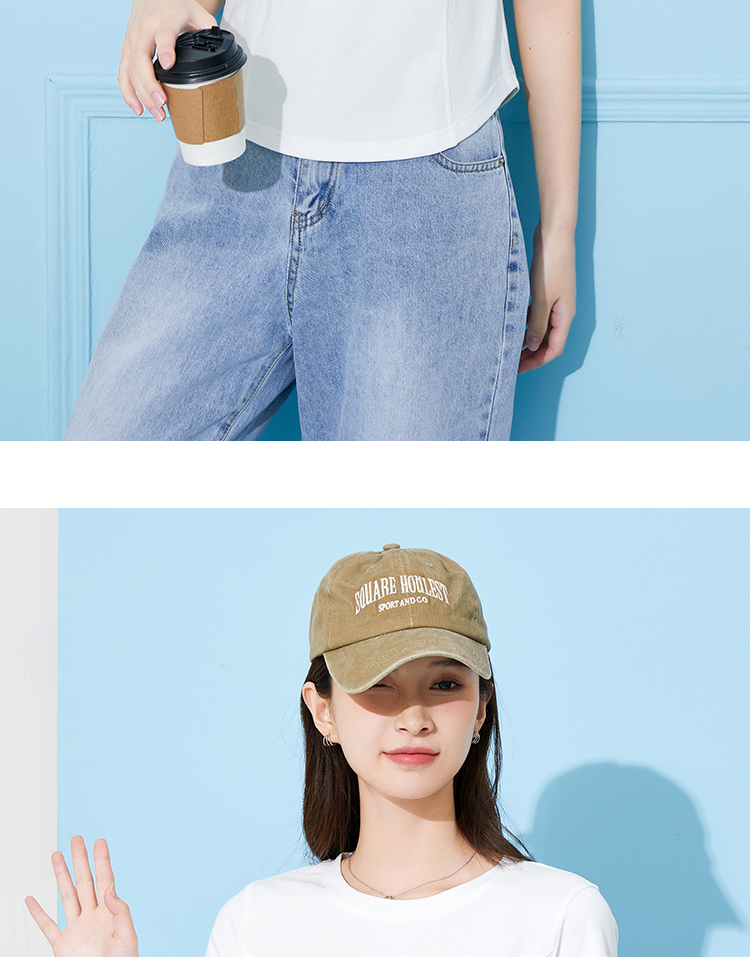 白Tシャツ シンプル収腰ロゴ入り半袖Tシャツ