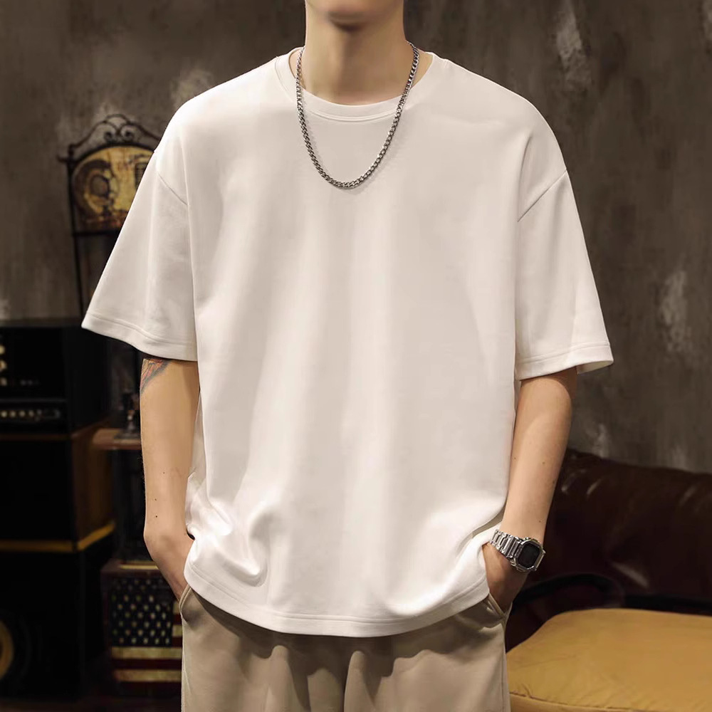 白Tシャツ メンズ クラシック ゆったり半袖