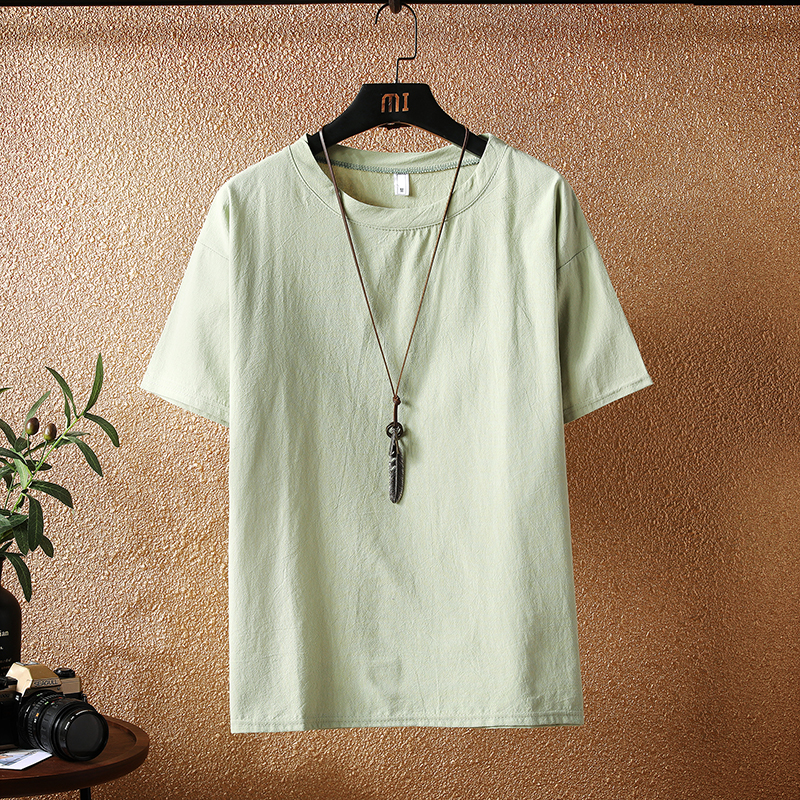 白Tシャツ 自然素材ベーシック半袖