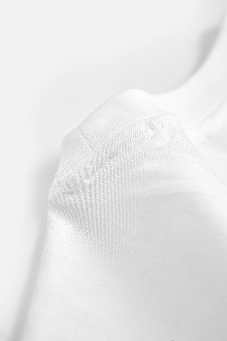 メンズ ストリート プリント半袖 オーバーサイズ 白Tシャツ 全2色