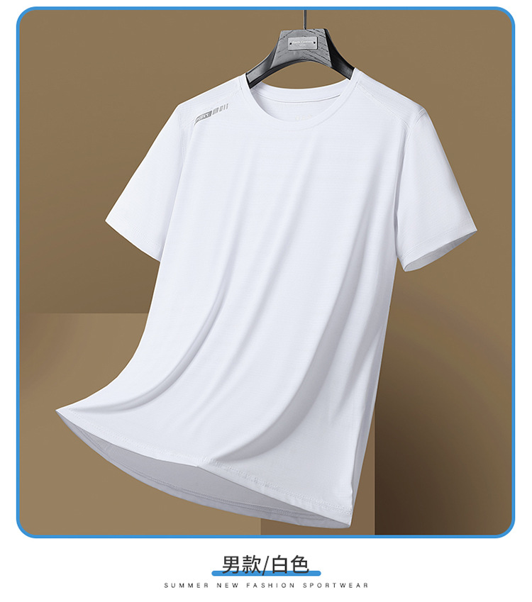白Tシャツ シンプル上質クルーネック半袖