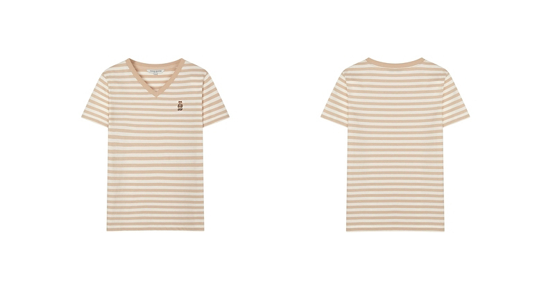 白Tシャツ レディース 胸元ワンポイント