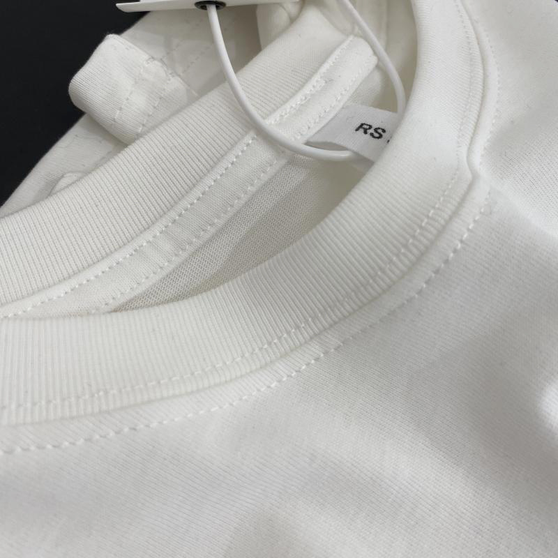 白Tシャツ レディース半袖白シャツリボン柄個性派カットソー