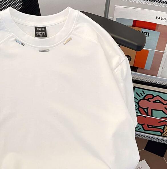 白Tシャツ メンズ半袖白無地基本シャツ