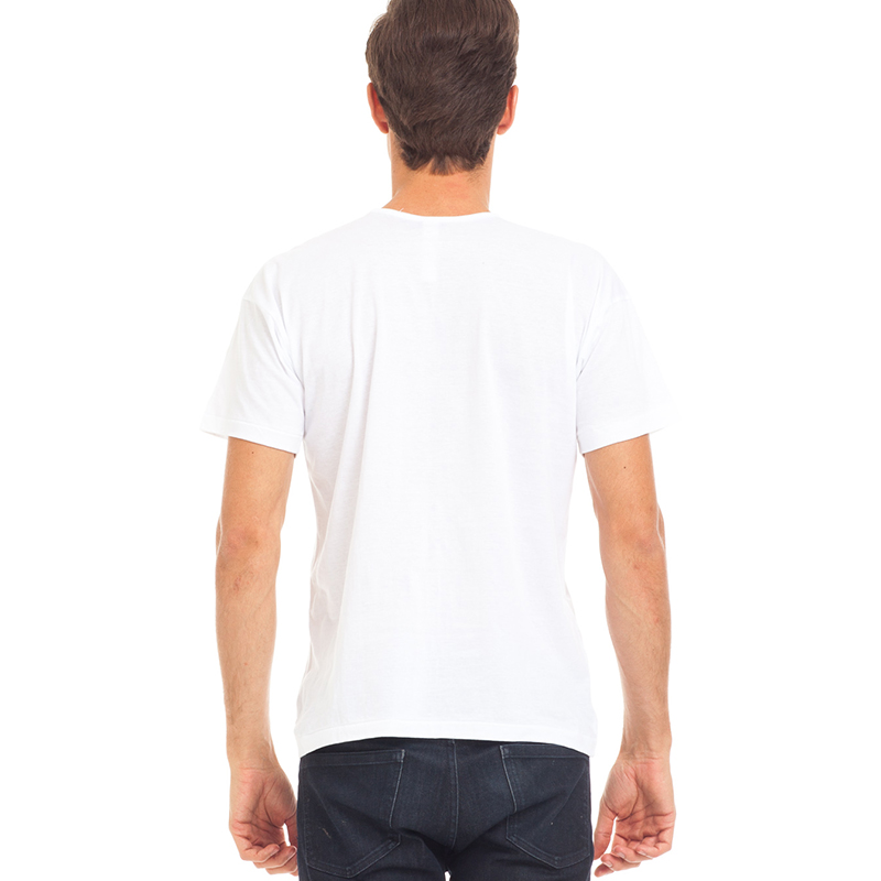 白Tシャツ すっきり丸首 上質コットン半袖