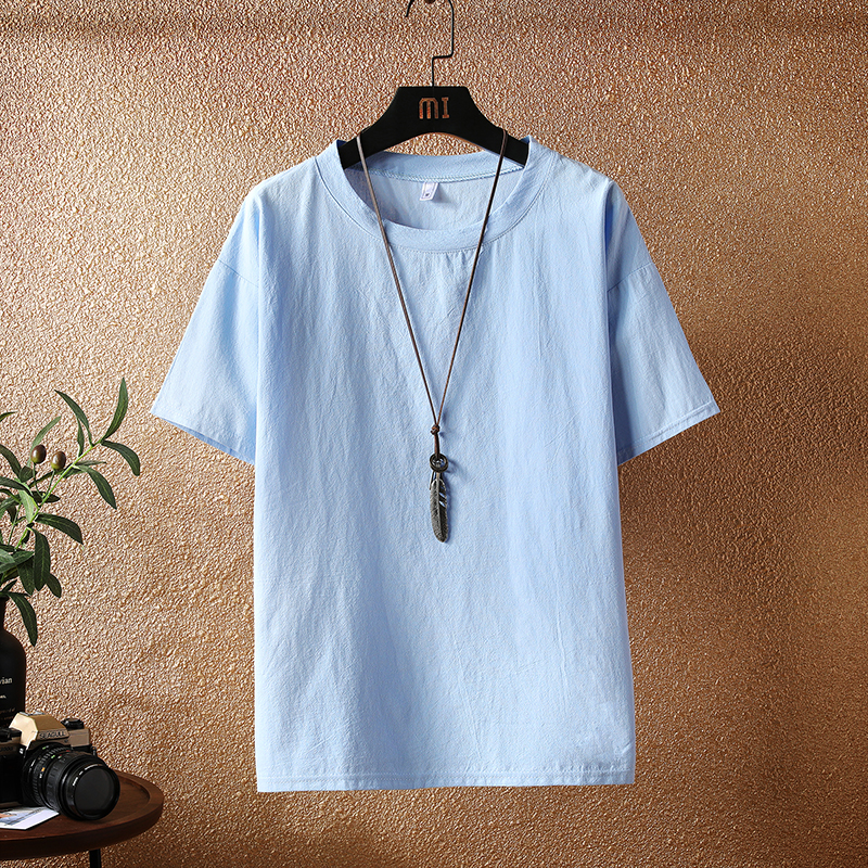 白Tシャツ 自然素材ベーシック半袖