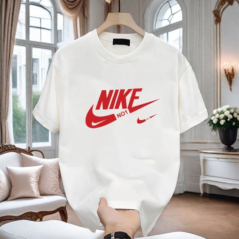 白Tシャツ カラフルマークコットン半袖