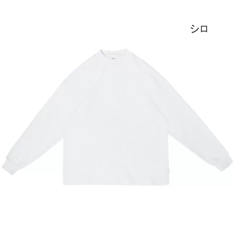 白Tシャツ 無地長袖白色シャツ男女兼用春秋新作全6色