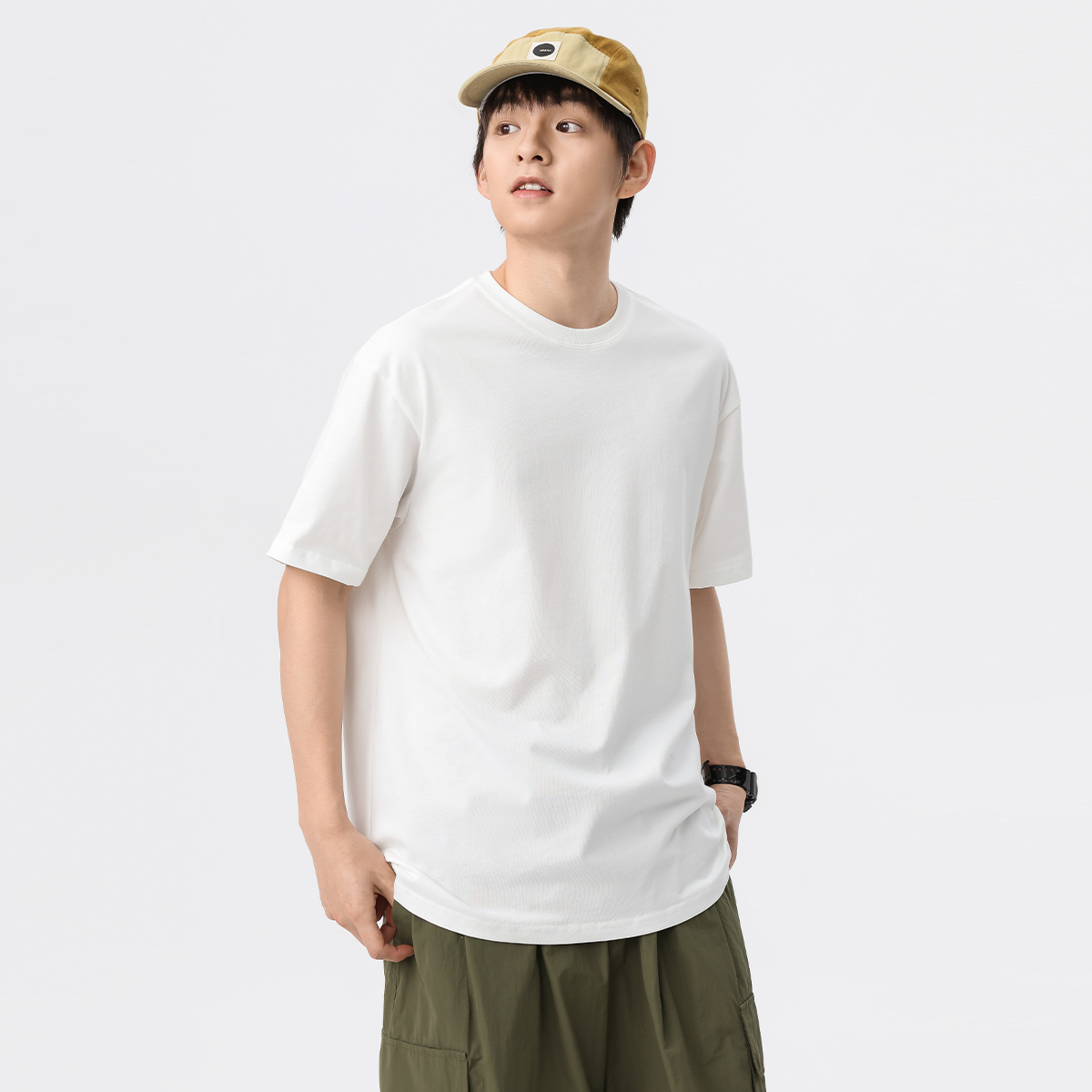 白Tシャツ 究極の定番 軽やか半袖