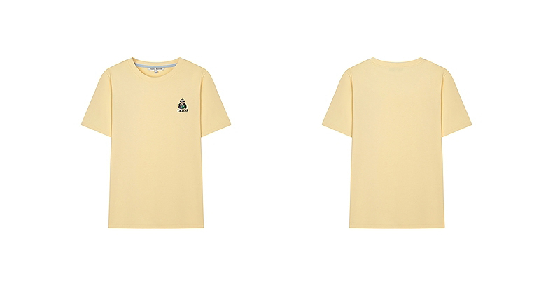 白Tシャツ レディース 胸元ワンポイント