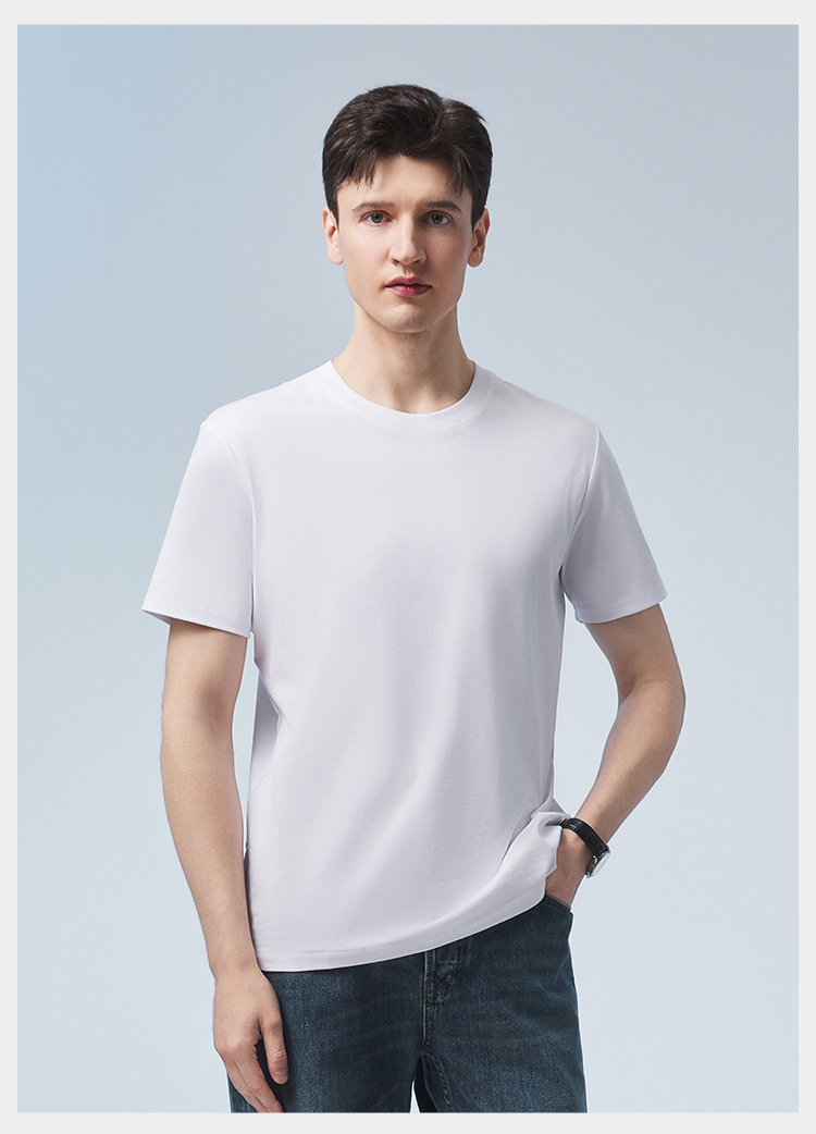 白Tシャツ 三防機能付き上質半袖カットソー