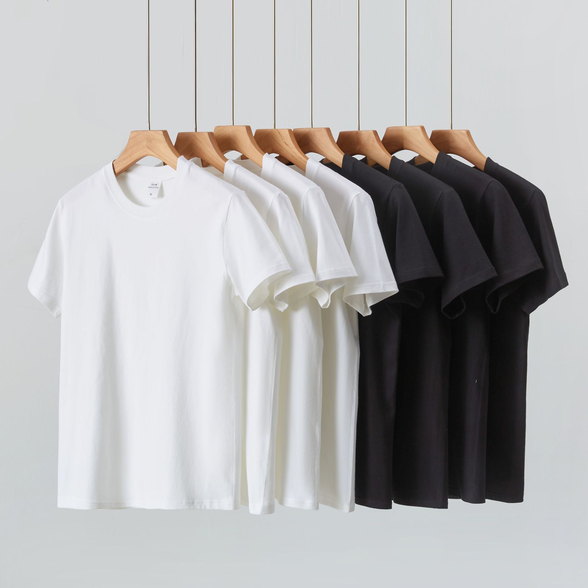 白Tシャツ シンプル美シルエット半袖カットソー