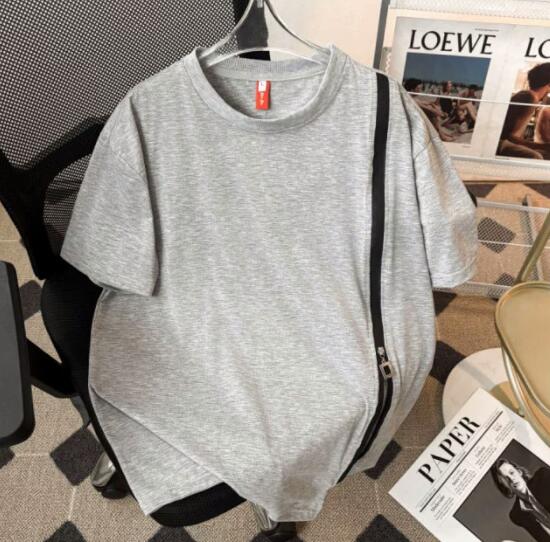 白Tシャツ 白無地半袖シャツ丸首シンプルメンズトップス