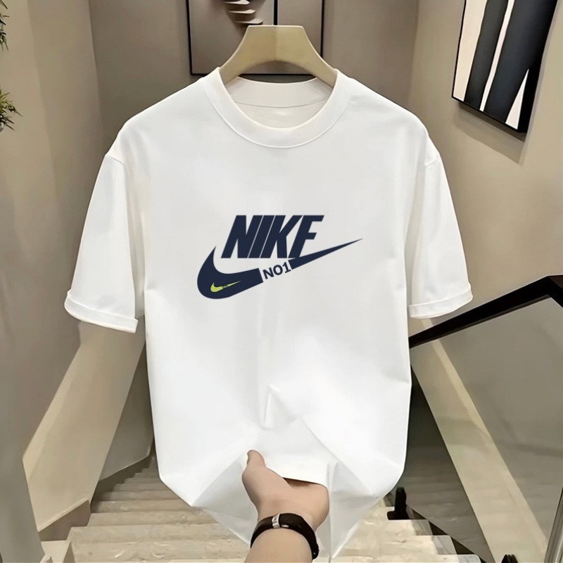 白Tシャツ カラフルマークコットン半袖