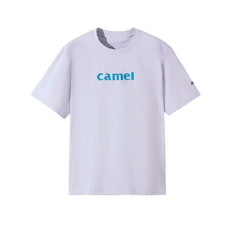白Tシャツ レディース シンプルロゴプリント半袖カットソー