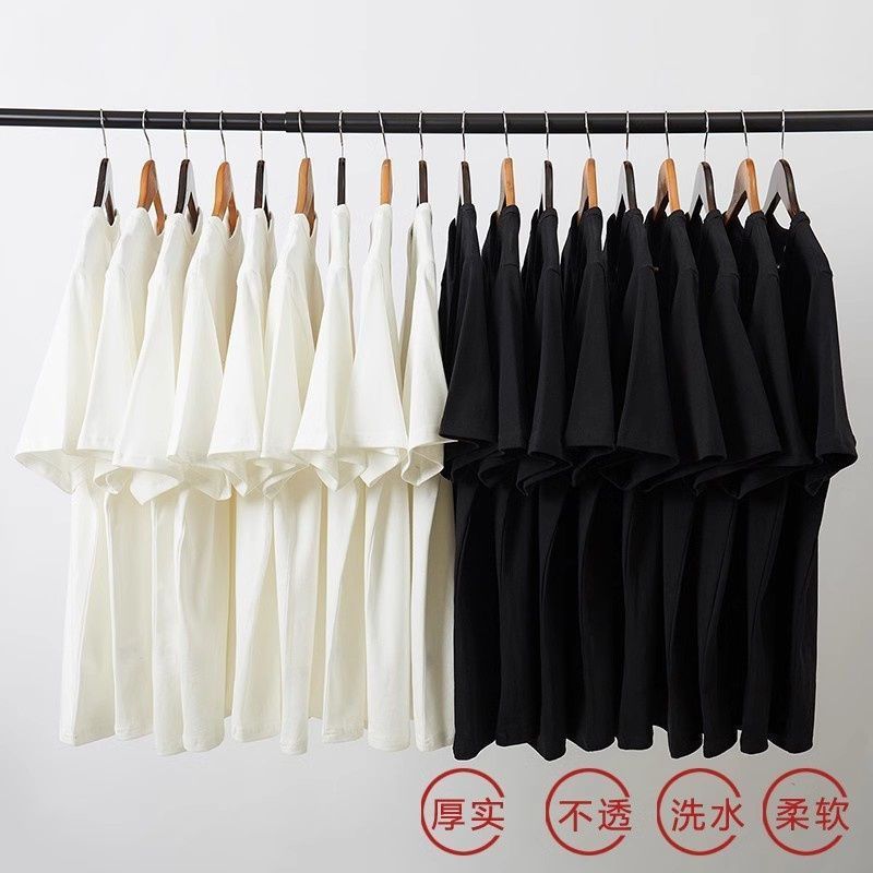 白Tシャツ シンプルオーバーサイズ七分袖