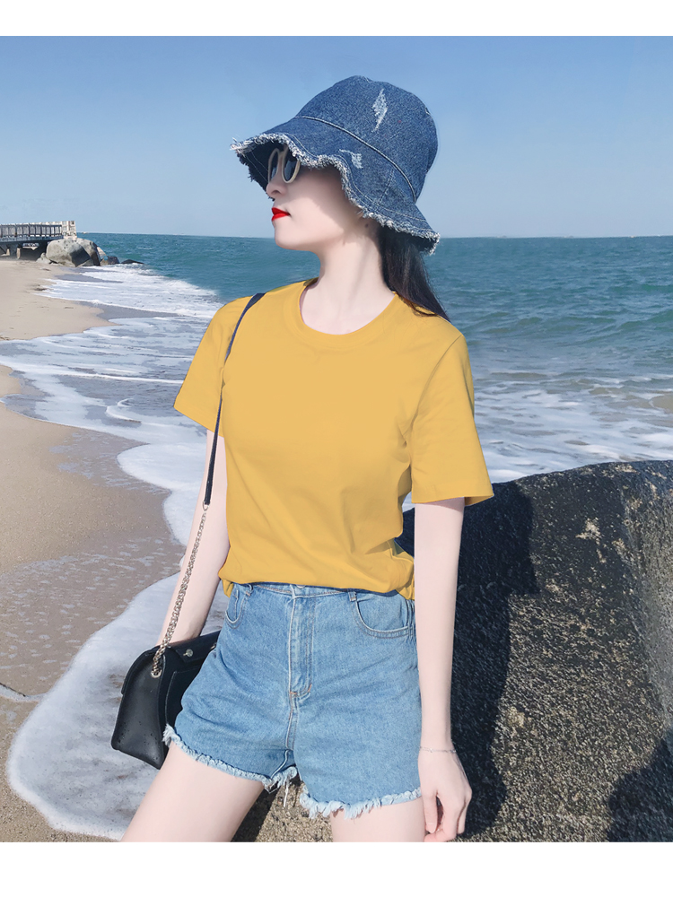 白Tシャツ レディース なめらか肌触り リラックス半袖