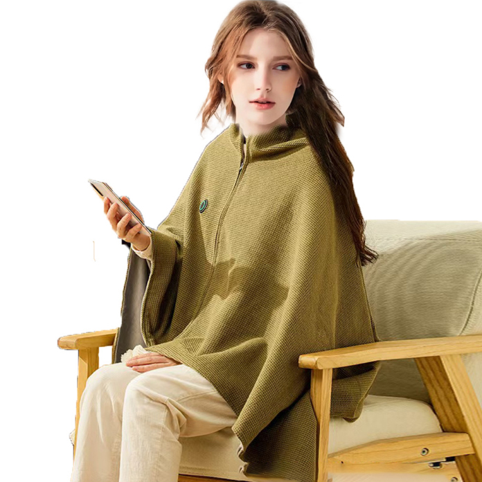 電気ブランケット３段階温度調整着る毛布ひざ掛け