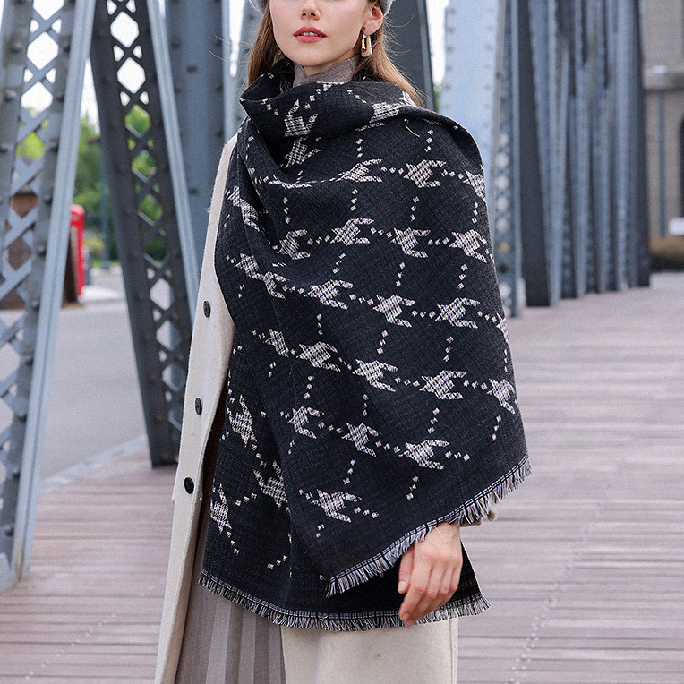 ブランケット 大判ストール ひざ掛け 肩掛け チェック柄 冷房対策