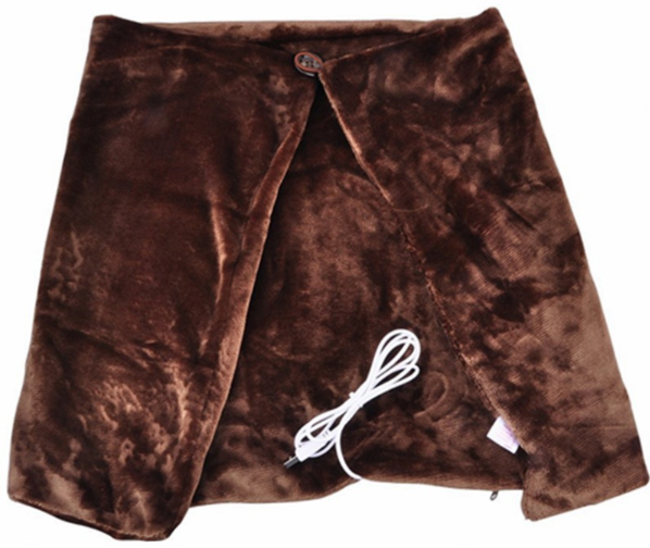 三通り使える温感ブランケット ふわふわ着る毛布