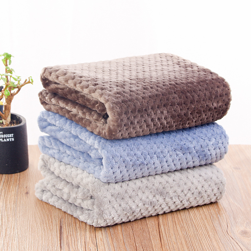 暖かいふわふわペット毛布 犬猫用ブランケット
