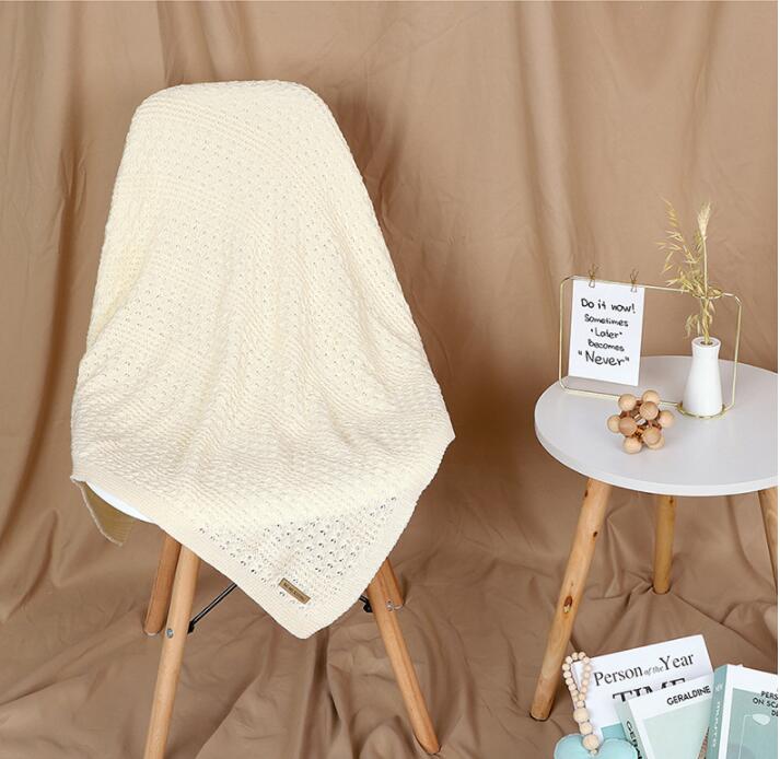 ブランケット かわいい赤ちゃん用編み毛布 子供膝掛け 綿素材