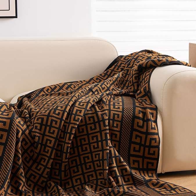 アニマル柄マイクロファイバーブランケット