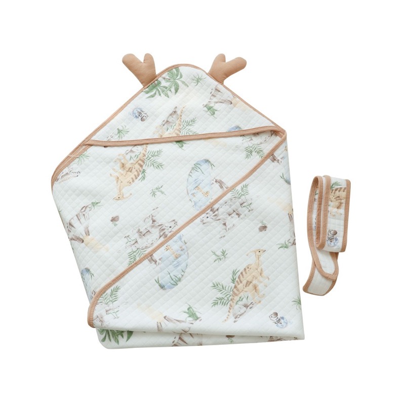 ブランケット かわいい動物柄 赤ちゃん用おくるみ 綿素材 薄手ガーゼ