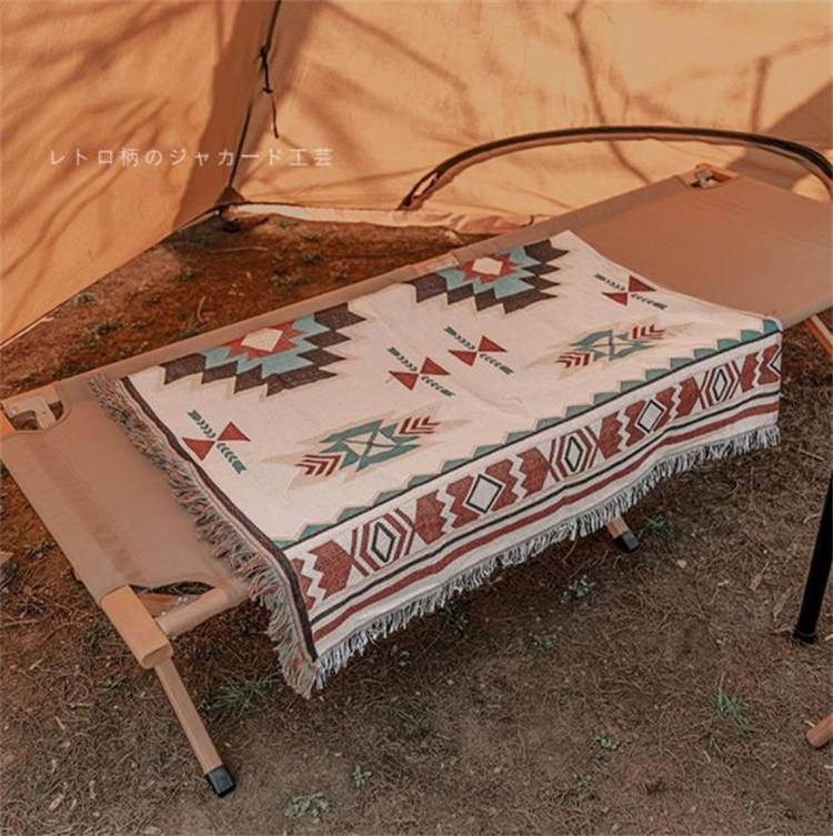 アウトドア多機能ブランケット キャンプ昼寝用綿毛布