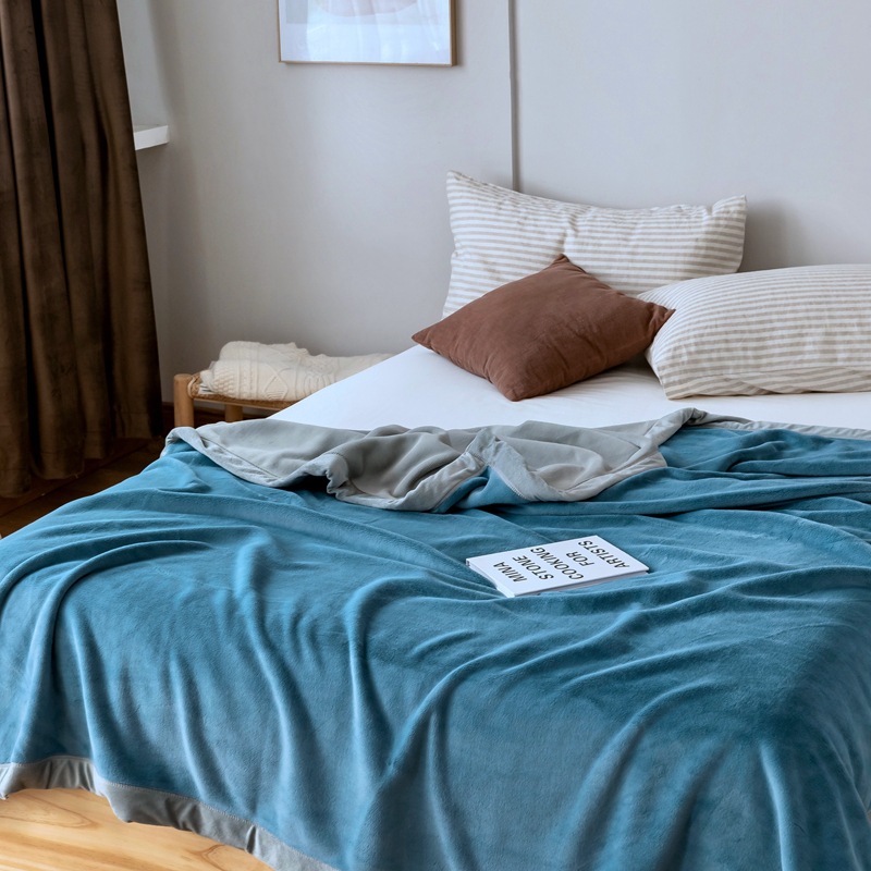 ブランケット なめらか起毛リバーシブル暖かいブランケット