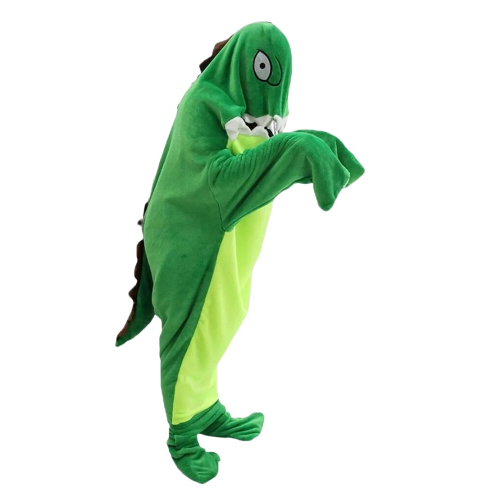 ブランケット 恐竜寝袋 着る毛布 可愛い全身すっぽり暖か着る布団