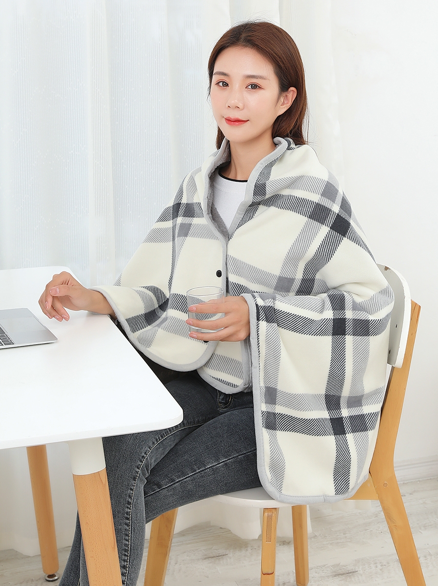 ブランケット 格子模様のぬくもりブランケット