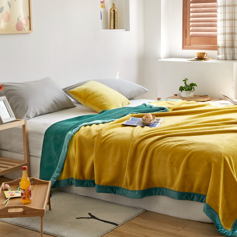 ブランケット なめらか起毛リバーシブル暖かいブランケット