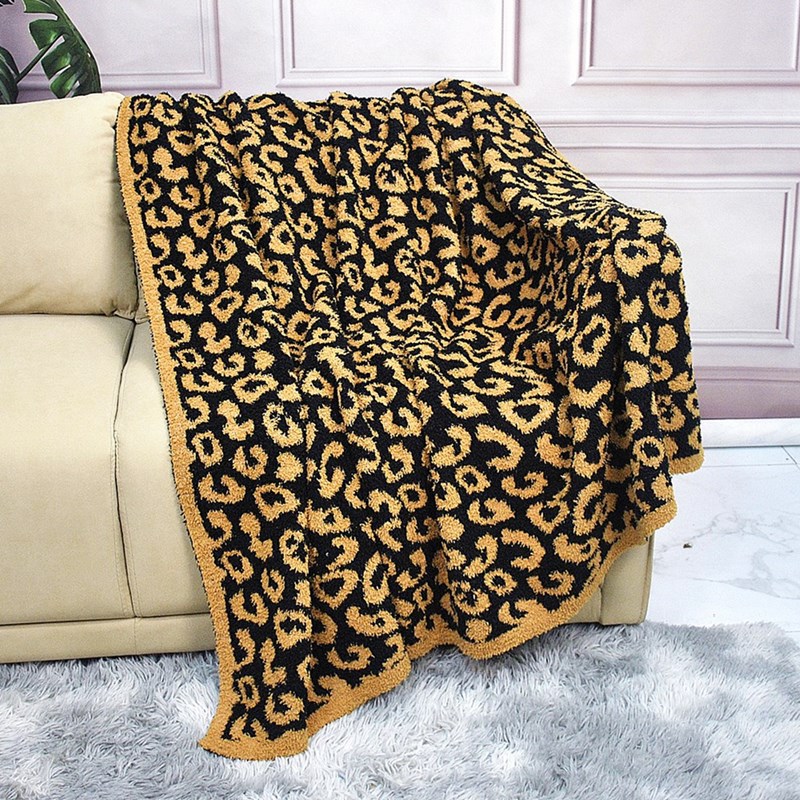 ブランケット 豹柄模様ふわふわ毛布暖かい防寒ブランケット